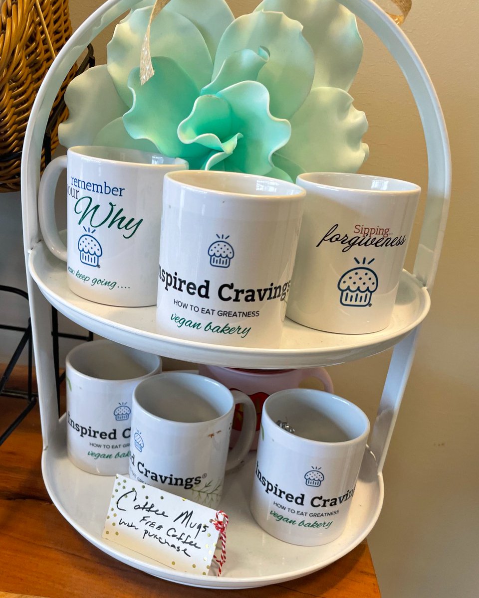 EatGreatness's tweet photo. Inspired Cravings Mugs NOW ON SALE!

Shop on our website to get our mugs sent to you! If you can't get to the bakery in person this is the next best thing.

Thank you Family 

Be sure to share your Inspired Cravings Merch! https://t.co/3KH0hp9btf