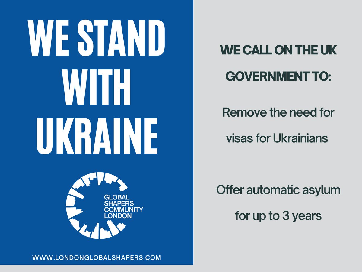 londonshapers's tweet photo. We must stand in solidarity with the people of Ukraine. The Government’s policies do not go far enough. 

@pritipatel we are asking you to do everything you can to remove the need for visas for Ukrainians feeling this cruel war. 

https://t.co/T4PqXpubwq https://t.co/4S77xDMTqs