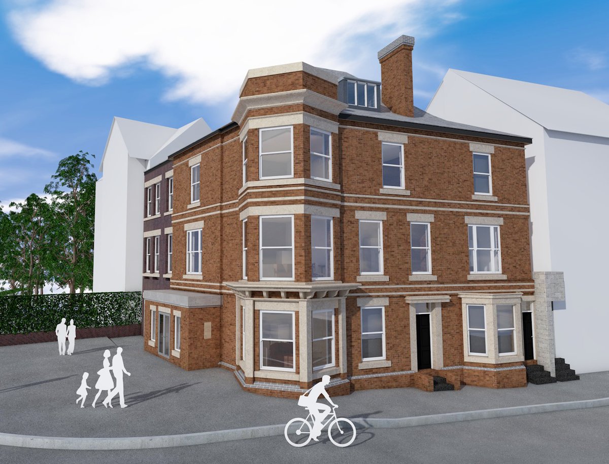 inkdrawn's tweet photo. Good news! Working with @Hybrid_Planning, approval's been secured for minor external changes at 171 London Road, #Leicester meaning construction can begin. This scheme will create 18 #BTR apartments in studio &amp; 1-bed layouts. #architecture #design #conversion #loveconstruction https://t.co/cocfrXAsiX