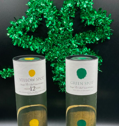LiquorRaymond's tweet photo. Invited to or hosting a St. Patrick's Day party and not sure what to bring or serve? While we're overflowing with inspiration and could easily overwhelm you with ideas, everyone at the party will thank you for bringing GREEN SPOT &amp; YELLOW SPOT Irish Whiskey! #Whiskey #Scotch https://t.co/SKUDXO6FLG