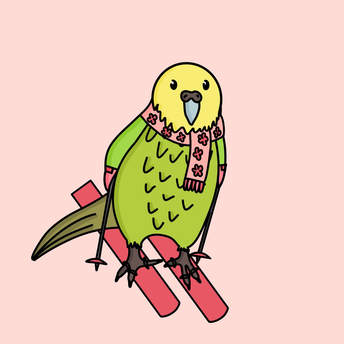 wild_cryptos's tweet photo. Meet our newest pal, Poppy the Skiing Kakapo Parrot 🦜⛷

#NFT #NFTs #NFTdrop #NFTCommunity #NFTartists #NFTartist #NFTsales https://t.co/jVGbzlcQ83