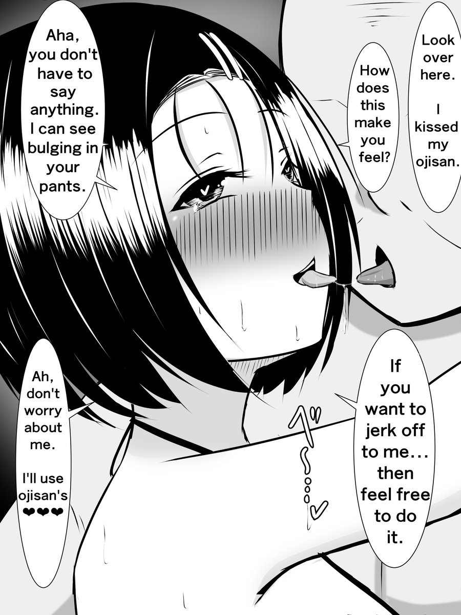 Haruna-chan is ojisan`s lover.
(Thanks for your cooperation of translation) 