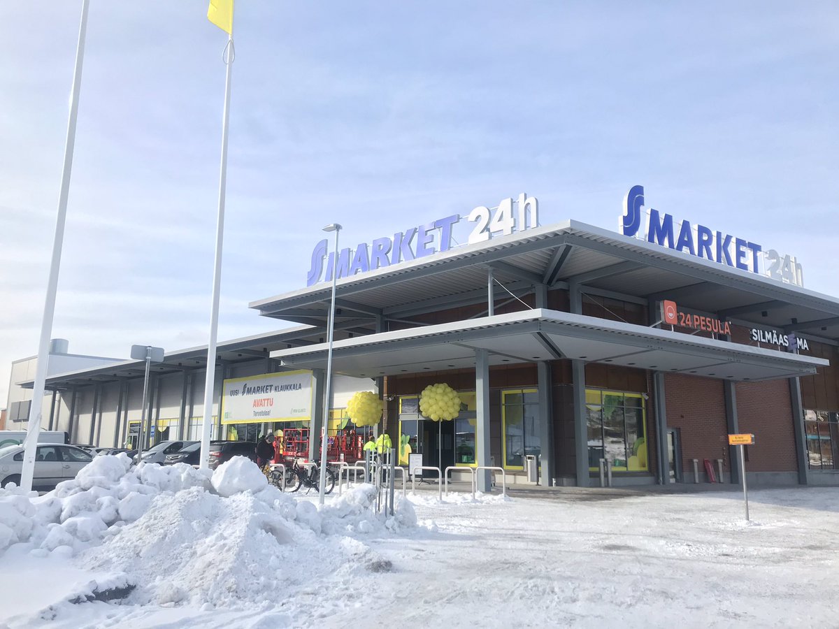 MerjaSainio's tweet photo. Tätä on odotettu! Uusi #S-market Klaukkala avautui tänään #Nurmijärvi #Klaukkala https://t.co/G8M5yhfUYn
