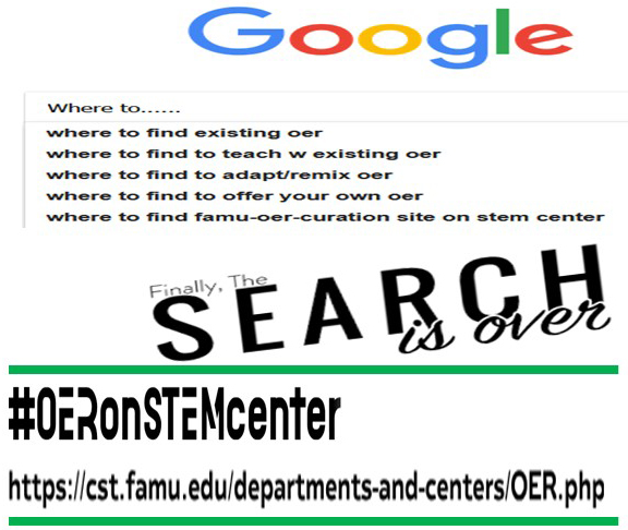 Educators: Will you join us? Did you know that there are Open Edu. resources that focused on #STEM fields? Explore here cst.famu.edu/departments-an… #FAMU #OEweek #OER #OpenEd #follow