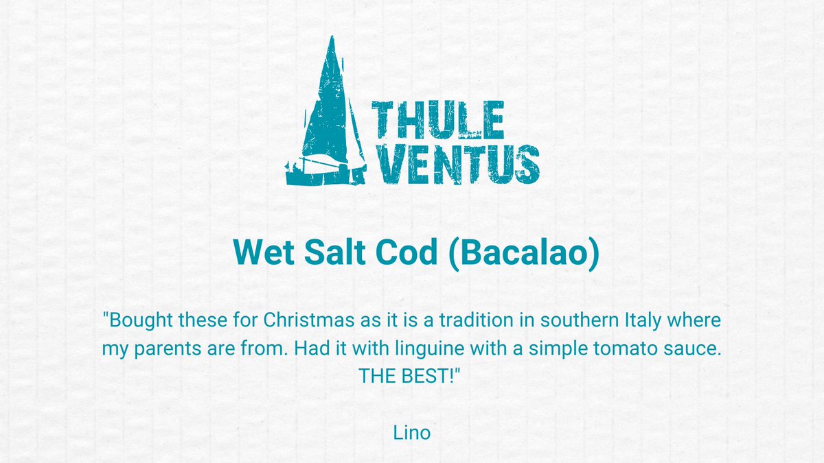 LazirLaz's tweet photo. If you haven’t yet tried our salt cod with pasta, then this is your sign! We’re glad you’re happy with your order, Lino! #saltcod #fishpasta #shetlandfish https://t.co/2THrX7az8J