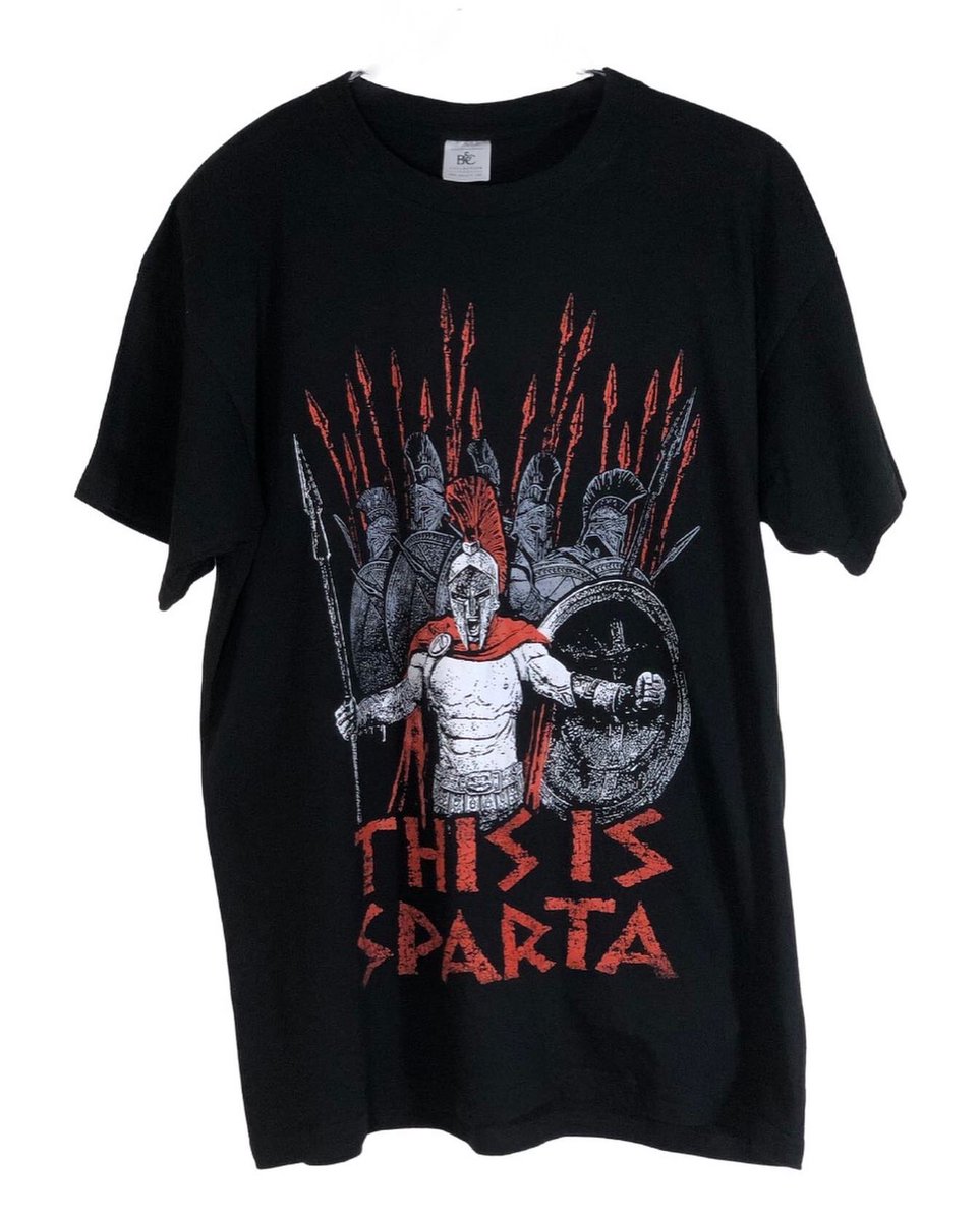 thriftlotus's tweet photo. 🛡Spartan Warrior Black Short Sleeve T-Shirt🛡
Size:Large (69cm*50)
Brand:B&amp;C https://t.co/pXufxK5f8t