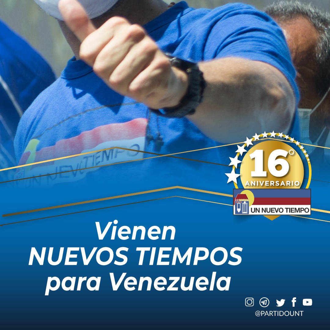 JDSPLAZA's tweet photo. #UNTSembrandoEsperanza Hoy arribamos 16 años de lucha por Venezuela. Demostrando que desde #UNT tenemos jóvenes comprometidos a trabajar en pro a la construcción de un mejor país. Somos UNT. !Vamos pa' lante! https://t.co/waJ9lIFuop