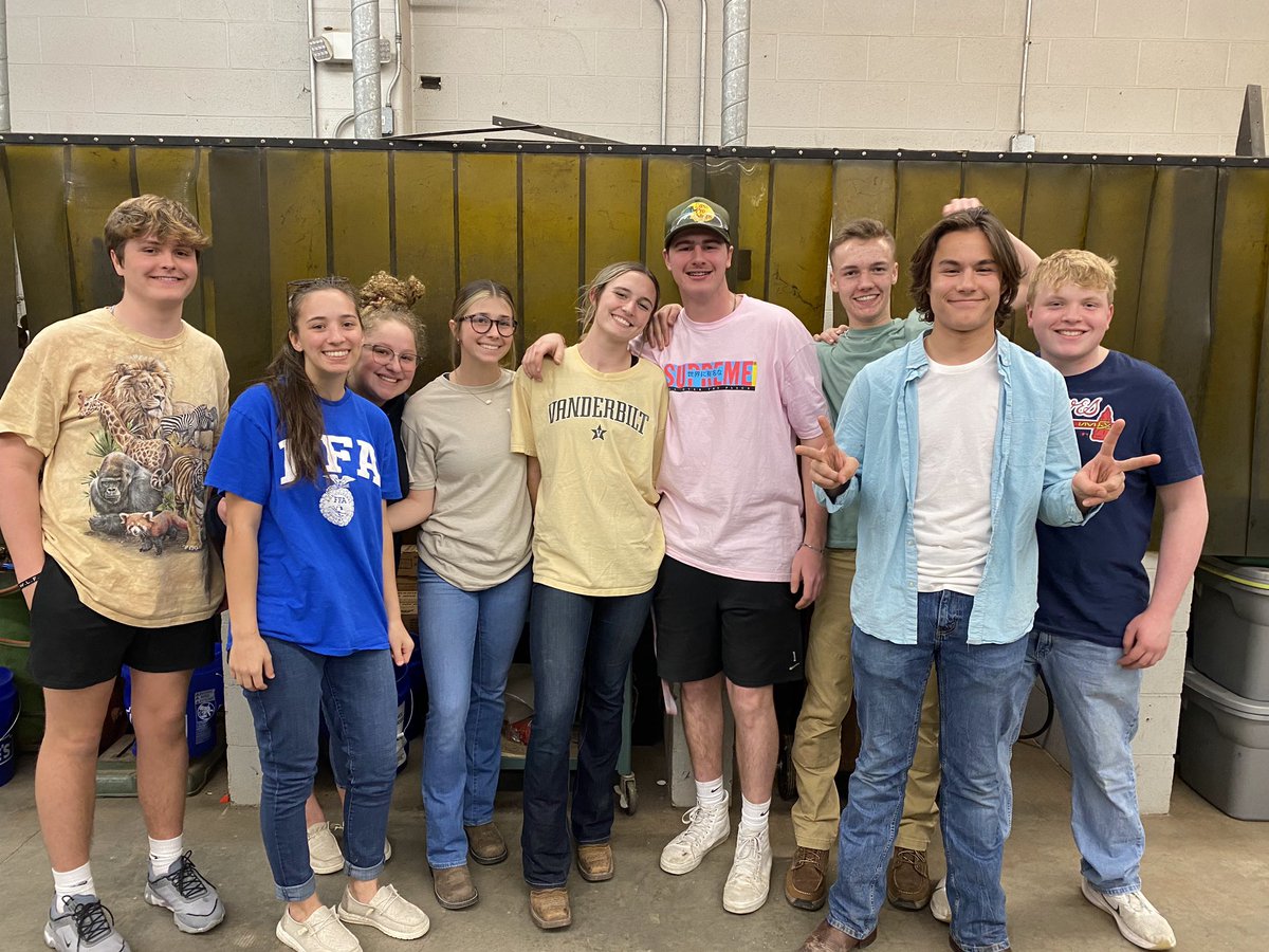Have you heard?
Ag Mech District Champs 🏆

Our agricultural mechanics team (not all pictured) competed in 11 different skills contests and placed first overall in the district. Congrats to our amazing team!

The team competes in the regional ag mech competition on March 19th!