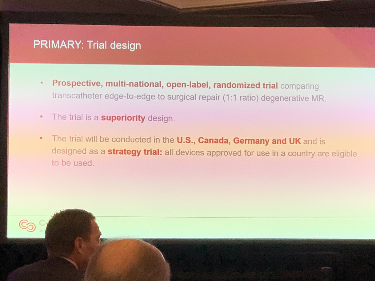 OuzounianMD's tweet photo. Great to hear from @JoChikweMD on the launching of PRIMARY. Critically important trial in the mitral space. #HAS2022 https://t.co/Cdzjf0PwS2