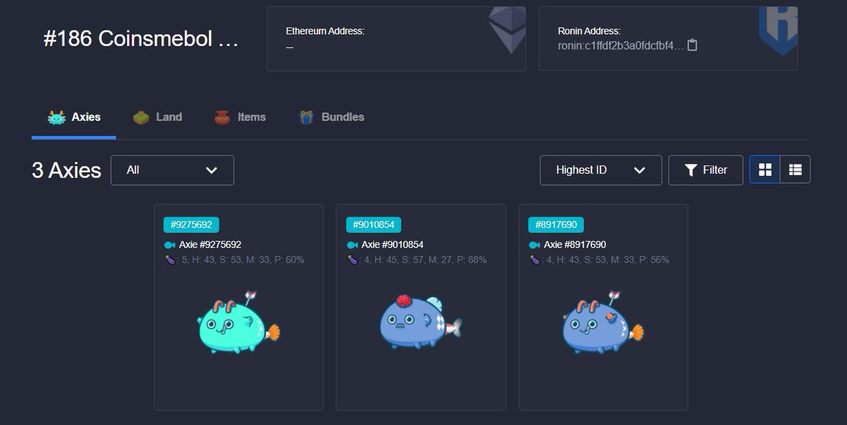 💥💥💥FIRST TEAM GIVEAWAY❗️❗️❗️
⚠️Like, RT and comment your RONIN ADDRESS⚠️
SORTEAMOS ESTE EQUIPO META❗️❗️❗️
The winner will be announced on 3/17
El ganador será anunciado el dia 17 de marzo
#Axie #Axiescholar #AxieScholarship #AxieUniversity