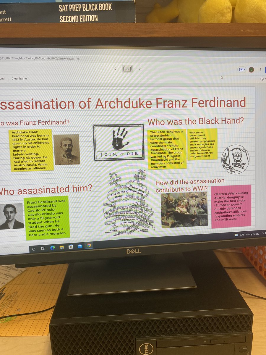 Today, the honors world history class researched the causes of World War I, (MANIA) and presented on Jamboard. Very impressed! @RichHayzler <a href="/MichaelPortas/">Michael Portas</a> @beth_sheridan6 <a href="/panthertownNJ/">Pequannock Schools</a> <a href="/pthsnation/">Pequannock Township High School</a> #peqpantherpride