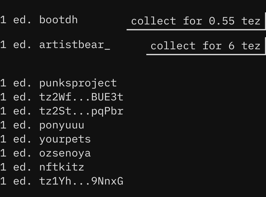 firlimadani's tweet photo. SOLD OUT🐣
Big big thanks to @ArtistBear_ @NftKitz @budiharja @OzsenOya @ponyuuuNFT @yourpets_ @PunksProject @ 3 noname, and everyone who retweets, like and collecting✨

Now on secondary market start at 0.55 xtz &amp; 6 xtz 🔥 goat 🐐

RONNIE go home now

https://t.co/tghFaoFwWX https://t.co/RTkSCegAzB