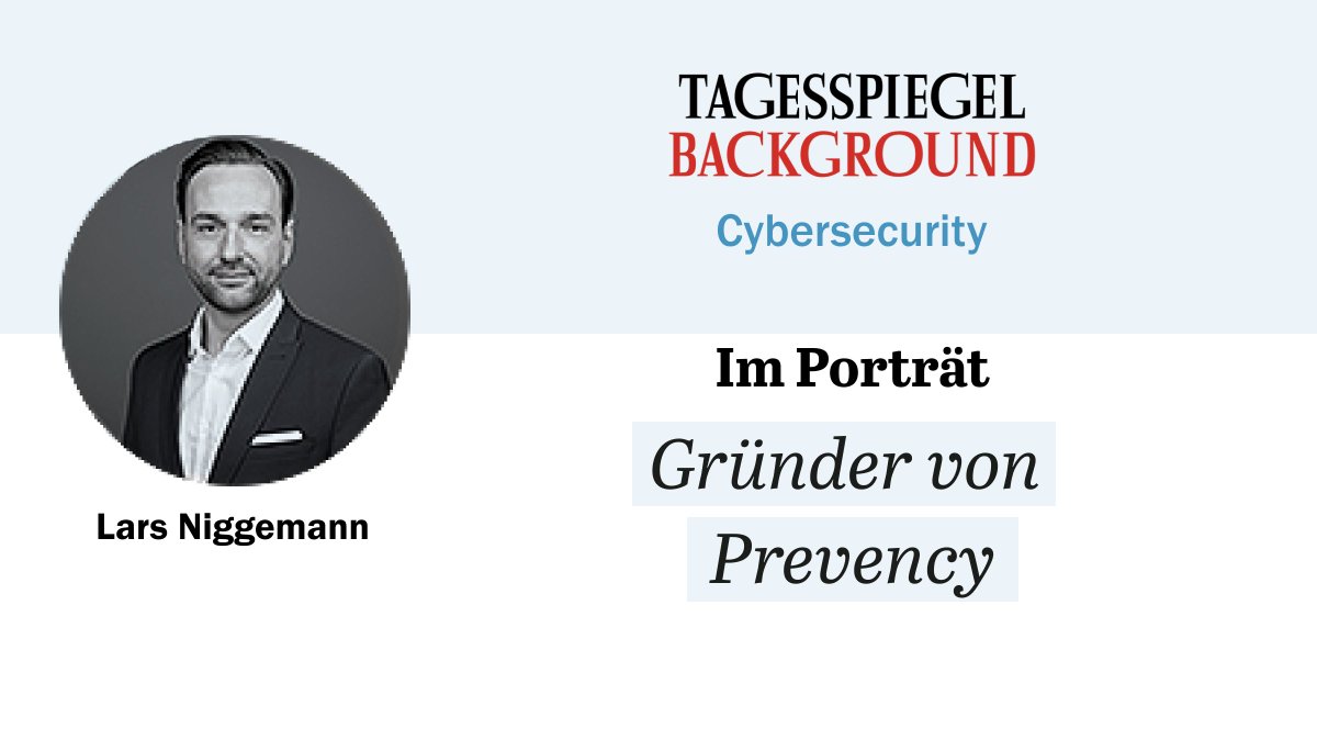 TspBackgroundCS's tweet photo. Die Kommunikation im digitalen Raum ist anfällig für Manipulationen. „In der Covid19-Pandemie sieht man, welche Macht strategisch gesetzte #Falschinformationen haben“, sagt Lars Niggemann @digitalexperte, Gründer von Prevency. Heute im #Portät 👉https://t.co/LfgyRH3Hy6 https://t.co/lQcgRnRhxm