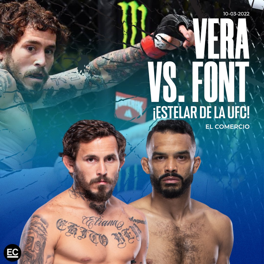 elcomerciocom's tweet photo. ¡El ‘Chito’ Vera 🇪🇨 regresa al octágono! Se anuncia fecha del duelo estelar del ecuatoriano contra Rob Font » https://t.co/VWBqNnthWb https://t.co/Sjdp4AzXo5