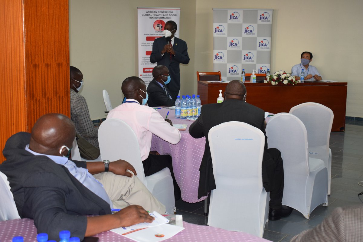 ACHEST1's tweet photo. It's a wrap:
In his closing remarks, Prof. @FrancisOmaswa calls for intergration of the Community Engagement Strategy into the district plans for a long lasting impact and resilient health systems -
#PrimaryHealthCare
#CommunityHealth
#ISC4health
#CESPROJECT https://t.co/5mOPAhVGDJ
