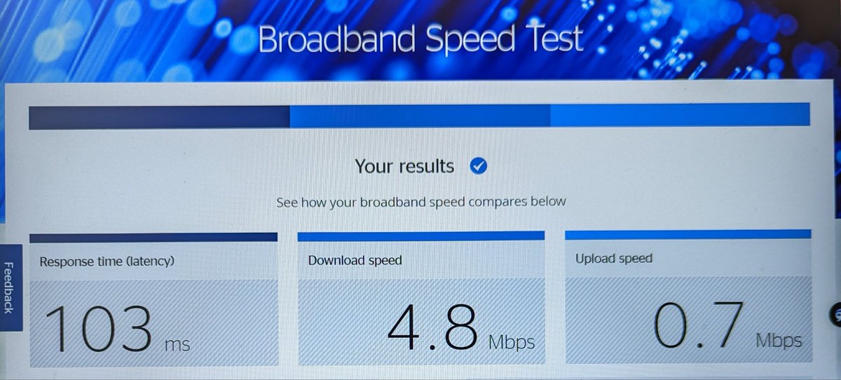 copper_g1rl's tweet photo. @SkyHelpTeam The connection test says there are no issues and that the status is good. But when I use an independent speed test the results are way below what I should be getting and have been for 2 days. https://t.co/UqZMmmgHiD