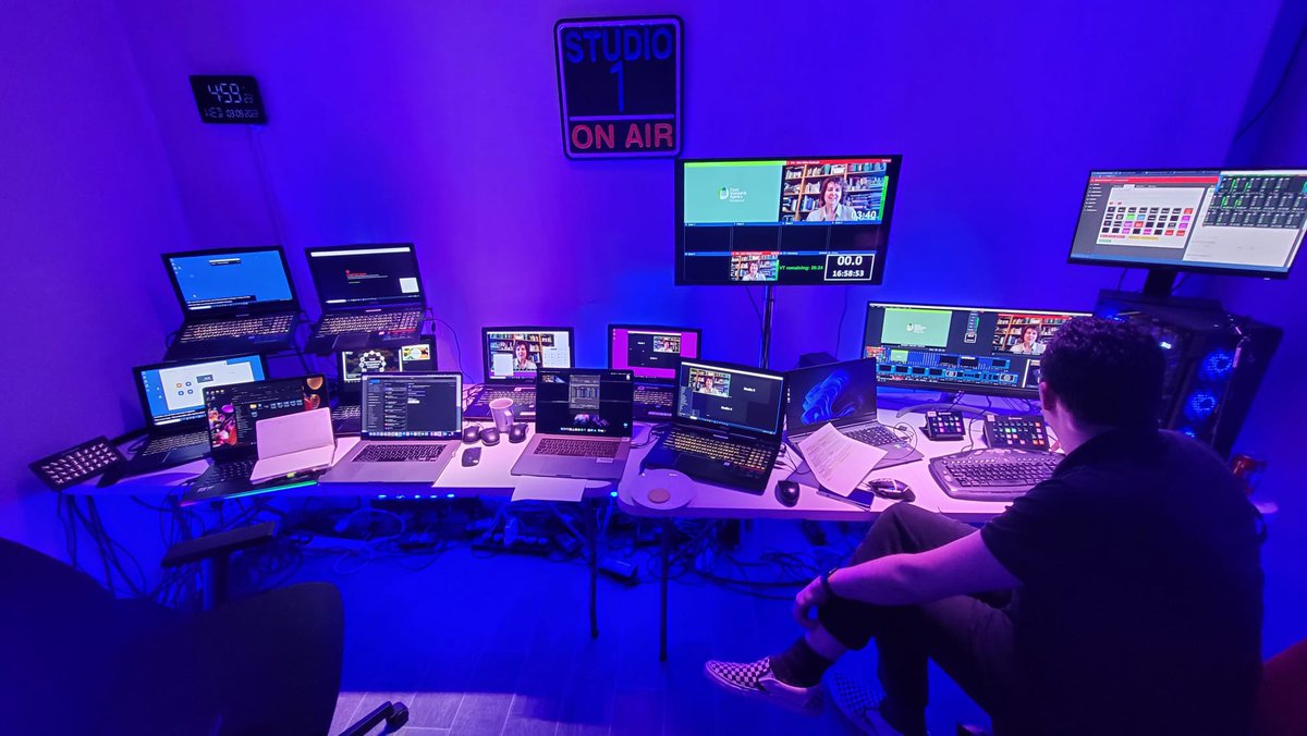 Let’s play a game… how many screens can you see? 🤣 

We’re in the studio rehearsing today! #eventprofs #eventprofessionals #livevents #rehearsals #spotthescreen