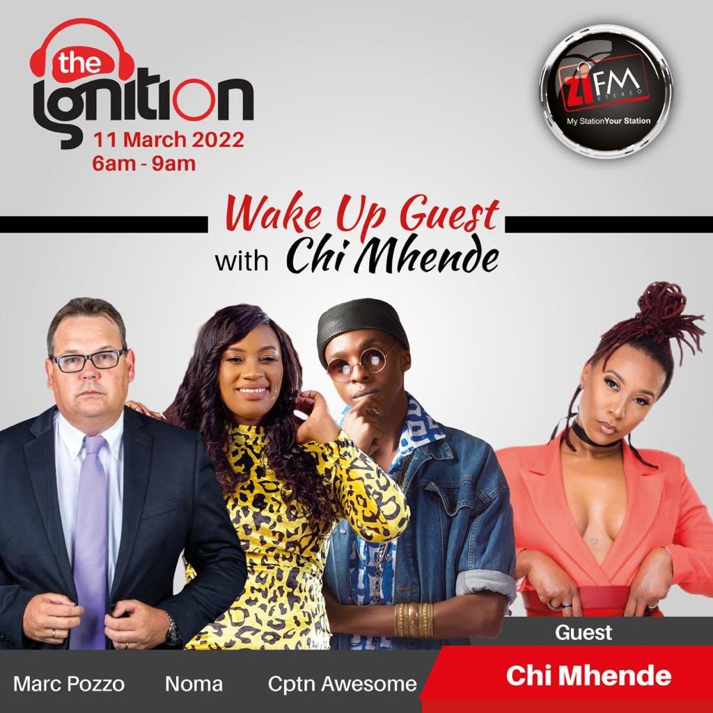 normadaqueen's tweet photo. Guess who we are waking up with tomorrow on #IgnitionBreakfast ⁦@ZiFMStereo⁩ ⁦@CptAwesomeZW⁩ ⁦@MarcPoz⁩ ⁦@TimothyPemba1⁩ ⁦@ShepMakovere⁩ https://t.co/Am5yXQeaGX