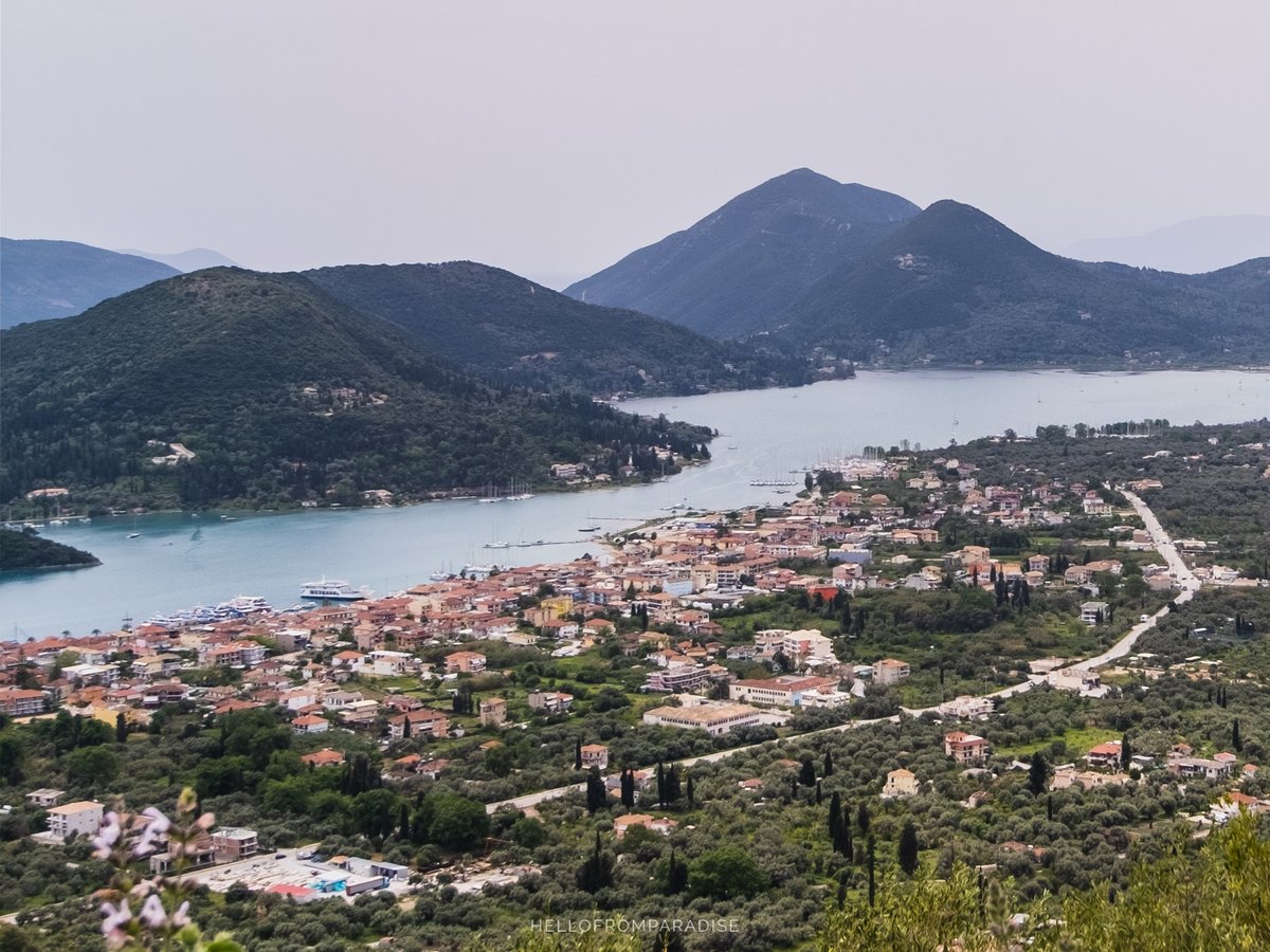 LefkadaLastMin's tweet photo. 1,2,3 take me to Nidri. Or even better, take me to the top of Nidri 😉 #LefkadaIsland #GreekIslands https://t.co/1j5raZx3Ae