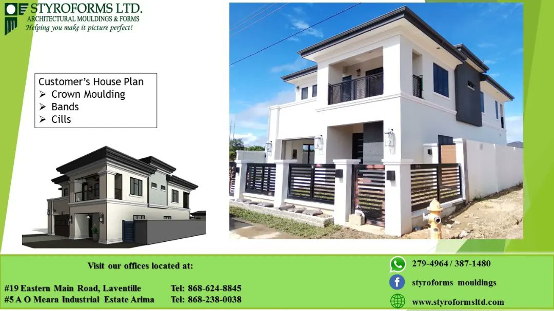 sindilatte's tweet photo. Styroforms Ltd. Your solution for all your home, building or decorating projects! #styroformsltd #endlesspossibilities #number1highqualitymouldingsupplierin
T&amp;T
Call 387-1480 for more information. https://t.co/vbe8Z5g1OR
