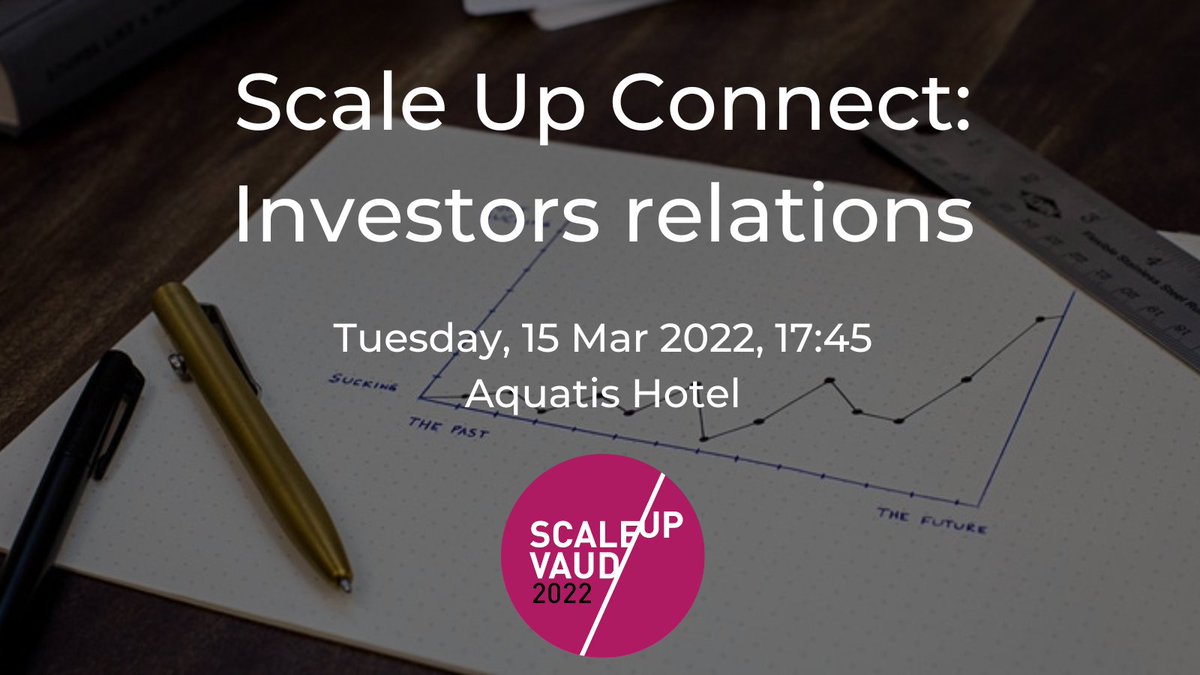 Join the next Scale Up Connect! 🤝 <a href="/BatmaidCom/">Batmaid</a> &amp; <a href="/onwdempowered/">ONWARD Medical</a> will share their fundraising journey and an investor will tell the other side of the story. It's also the occasion to meet the 11 new scale-ups! 👉 ow.ly/uF0l50Icz1H <a href="/ScaleUpVD/">Scale Up Vaud</a> #VDTech #SwissTech #ScaleUpVD