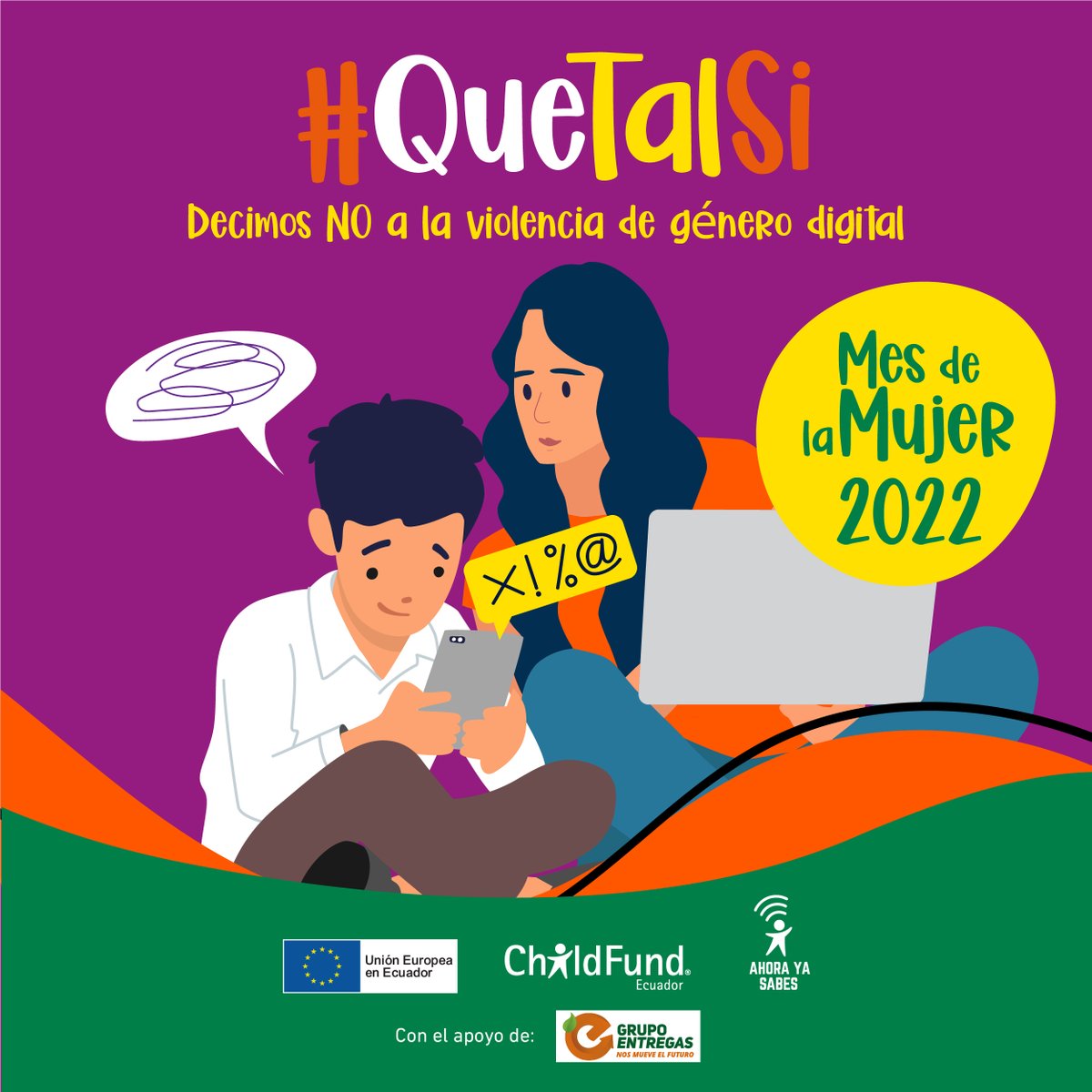 UEenEcuador's tweet image. Para obtener una camiseta de la carrera virtual "#QueTalSi decimos NO a la violencia de género digital”, puedes hacerlo también vía #Tipti 
 
Sigue este enlace, participa, dona y ayudemos a los niños, niñas y familias en #Ucrania🇺🇦
tipti.page.link/uncq

#standwithukraine