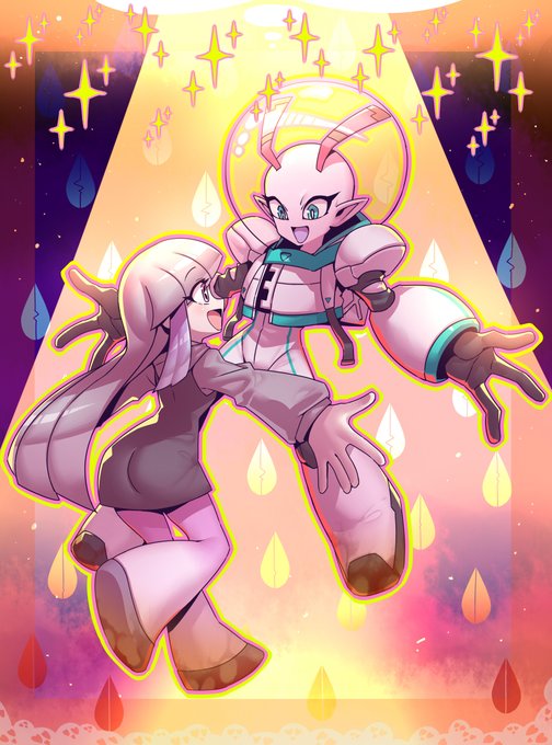 「インベーダー・ラブ」
お絵描き配信に きてくれた みんな 
ありがとうございました
配信中 曲を流してもいいよと
許可をくださった あくまのゴートさん
本当に ありがとうございます!!
アイゼンさんも ありがとうございます!!

とても素敵な曲です♪
    ↓
https://t.co/88PSYwchAG 