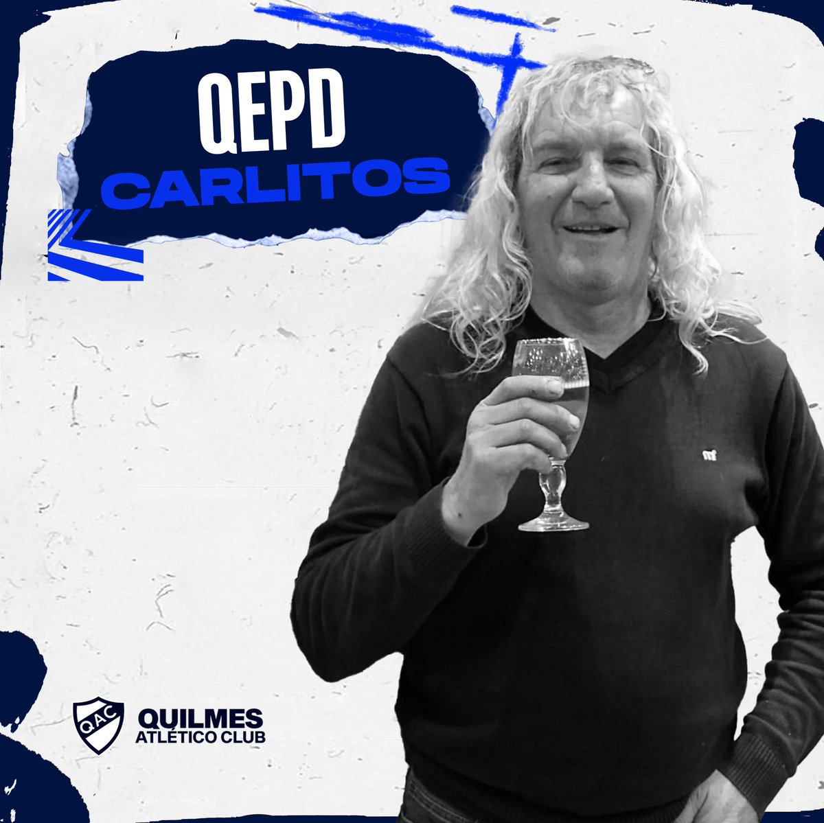 qacoficial's tweet photo. Todos y todas los que formamos parte del Quilmes Atlético Club, lamentamos profundamente el fallecimiento de Carlos Guarnaccia. https://t.co/TJjH20XtKB