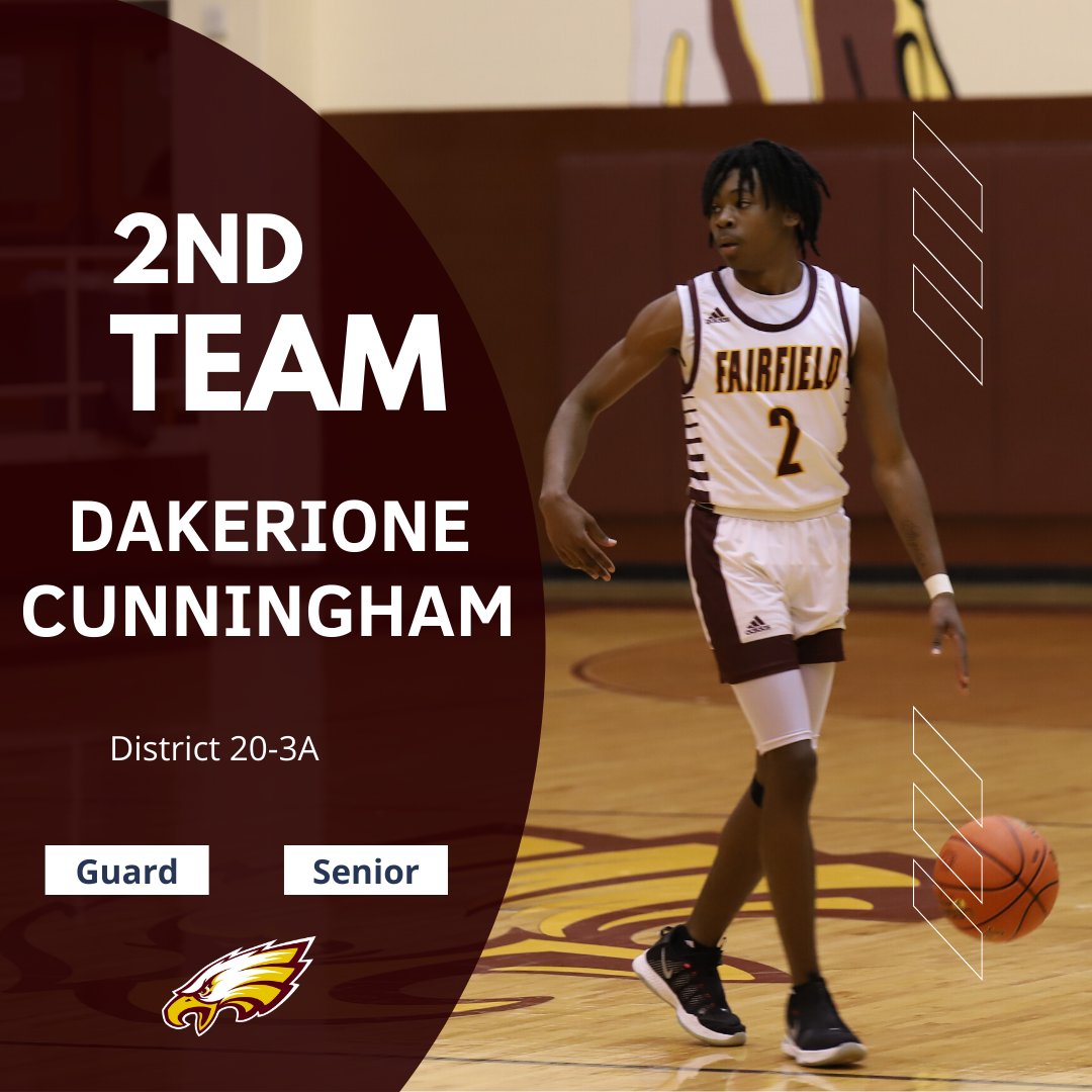 HoopsFairfield's tweet photo. Congratulations Dakerione Cunningham for getting 2nd Team. 
@hoopinsider @FairfieldISD https://t.co/Oo2cT5aiys