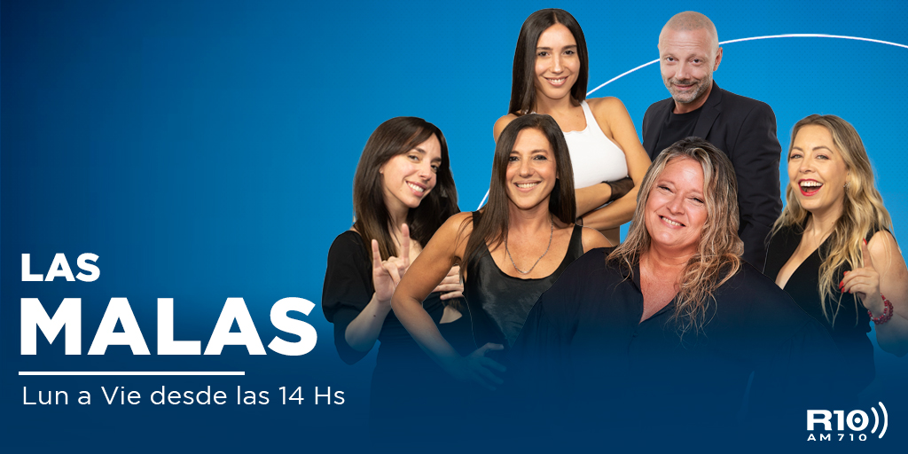 Radio 10 - AM 710 (@radio10) on Twitter photo 👉 #AIRE | 🗣🎙 Comienza #LasMalas con <a href="/mmlamoyano/">Mariana Moyano ⭐️⭐️⭐️</a> - <a href="/GabiRadice/">Gabriela Radice 💚</a> - <a href="/delfiokey/">Delfi Sciannamea</a> - <a href="/tapettinato/">Tamara Pettinato</a> - <a href="/FengShuiRafaela/">Feng Shui Rafaela</a> - <a href="/nestordib/">nestor dib</a> y un gran equipo hasta las 16Hs | Déjanos tu mensaje al📲115-005-0710 | radio10.com.ar 👉 #AIRE | 🗣🎙 Comienza #LasMalas con <a href="/mmlamoyano/">Mariana Moyano ⭐️⭐️⭐️</a> - <a href="/GabiRadice/">Gabriela Radice 💚</a> - <a href="/delfiokey/">Delfi Sciannamea</a> - <a href="/tapettinato/">Tamara Pettinato</a> - <a href="/FengShuiRafaela/">Feng Shui Rafaela</a> - <a href="/nestordib/">nestor dib</a> y un gran equipo hasta las 16Hs | Déjanos tu mensaje al📲115-005-0710 | radio10.com.ar
