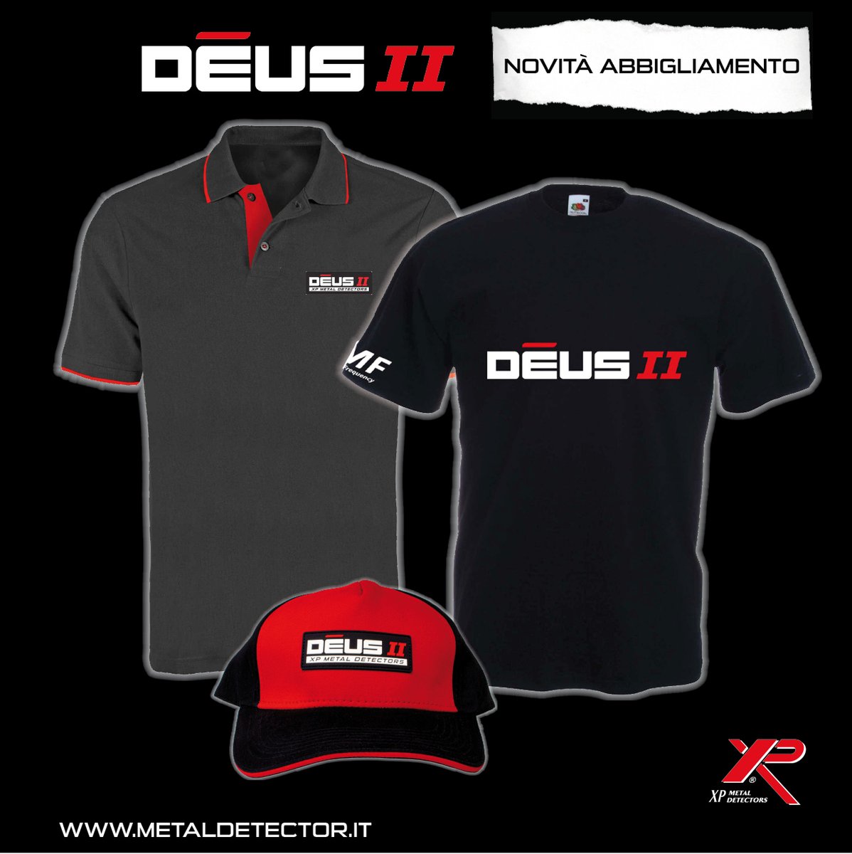 xpdetectoritaly's tweet photo. T-Shirt, polo e cappellino XP DEUS II https://t.co/mzAnPbVlsl #xpmetaldetectors #XPDEUSII https://t.co/sSzN5ZmVhu