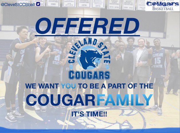 AhqzeeaM's tweet photo. Blessed to receive an offer from Cleveland State CC💙🤍!!! @raphaelhoward1 @CleveStCCBball @CHSlionshoops @ColumbiaLions1 https://t.co/ei23V3cF5X