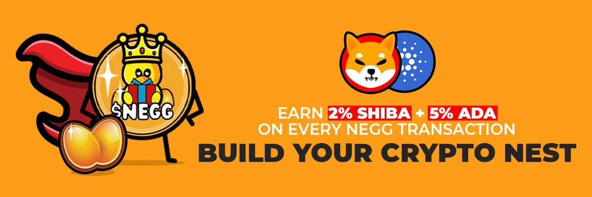 cryptoexelance's tweet photo. @kucoincom The best passive income #NEGG. NEGG is Hold, Earn #Shib and #Ada  @GOLDUCKTOKEN https://t.co/3fc3s9GTy9