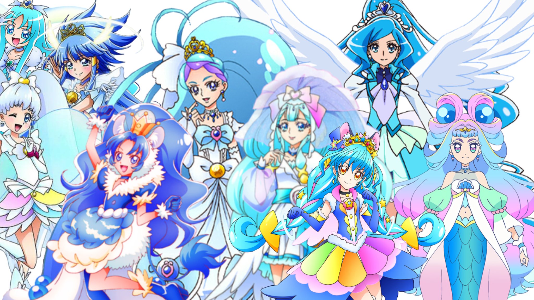 KuroYami on X: Green/Teal Precures from another world! Who's your