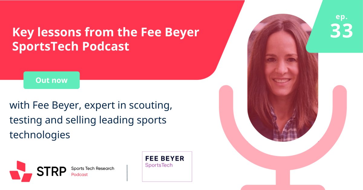 STRN_SportsTech's tweet photo. She's the perfect guest to talk about her experience with scouting &amp; validating technologies, the crucial aspects of technologies in elite sports and much more...💪

👂Listen to the new STRP episode with @feebeyer from Fee Beyer SportsTech podcast: https://t.co/THJN7j4dIH

#strp https://t.co/0CrcnybvIk