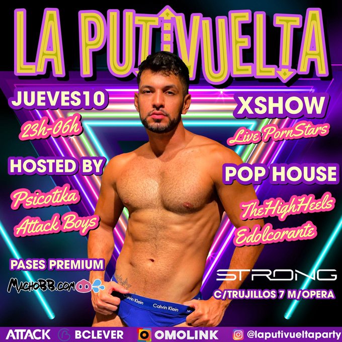 Esta noche nos vemos en @PUTIVUELTAPARTY  a partir de ls 23:00 https://t.co/SwoXF137oU