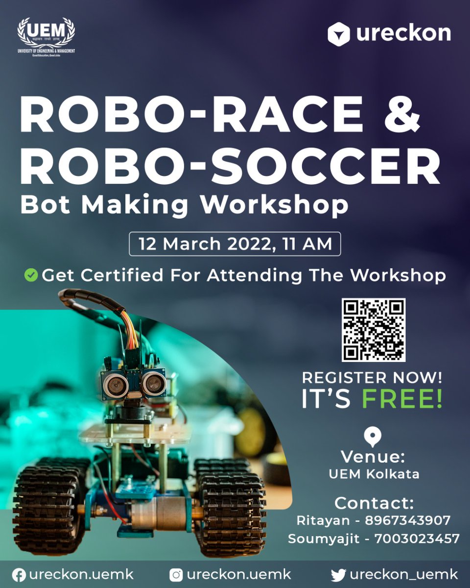 Ureckon, UEM Kolkata tweet media
