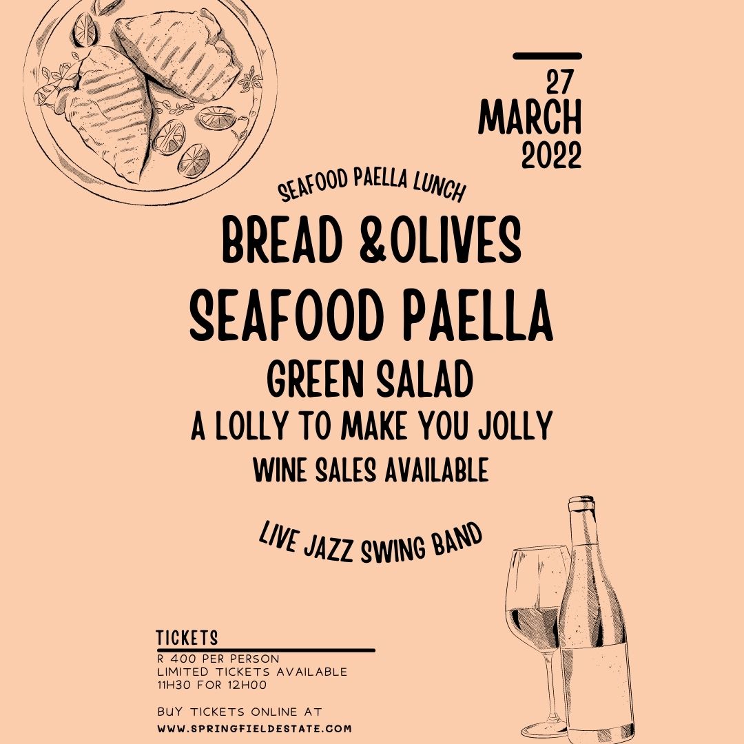 SUCH a fun party happening on the farm @springfieldwine at the end of the month - best day out, and the perfect excuse for a weekend getaway! Sad that I will not be making Biryani but whatever 😤 the guys at Gusto Paella are AMAZE. Tickets are limited - springfieldestate.com/shop