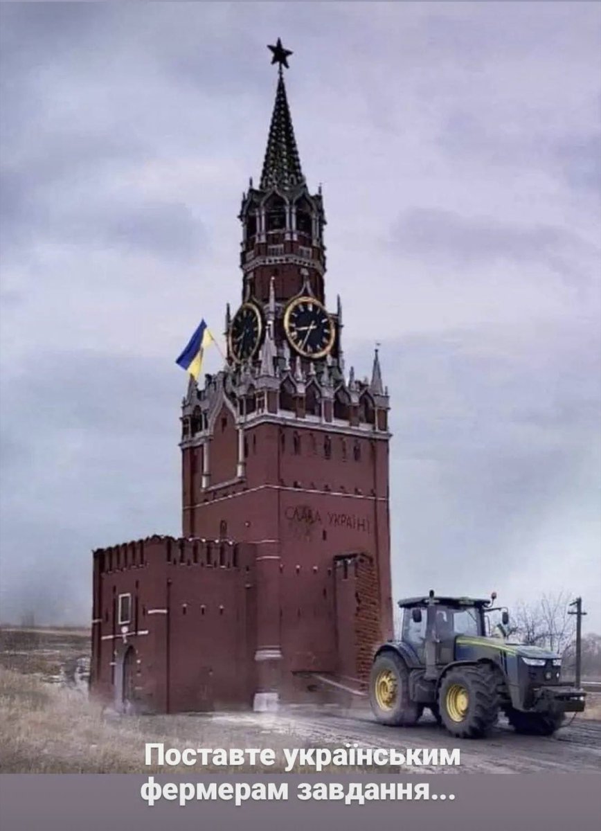 olex_scherba's tweet photo. Good idea!
“You should just ask Ukrainian farmers!…”
#StandWithUkraine #PutinIsaWarCriminal #PutinHitler #RussianUkrainianWar #putinisfailing https://t.co/K7YLB1ZcP4