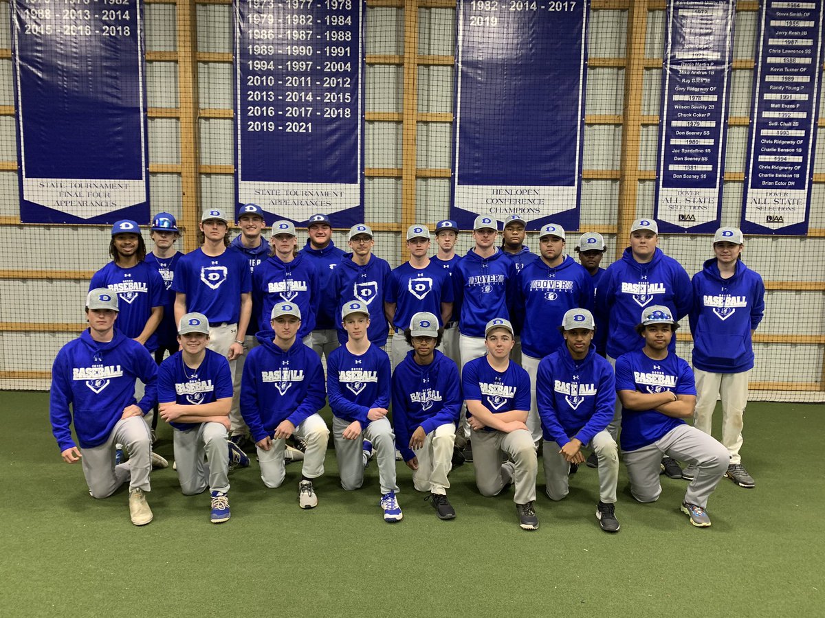 DHigh_Baseball's tweet photo. Scrimmage Day! We will be playing Wilmington Friends 4pm at HOME today. Great day to get better! #GoDover 🔵⚪️ https://t.co/bHy67ZLeGY