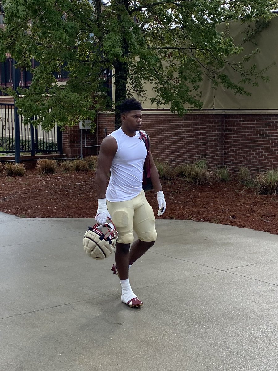 #FSU freshman DE Aaron Hester certainly doesn’t look like a freshman. #Noles