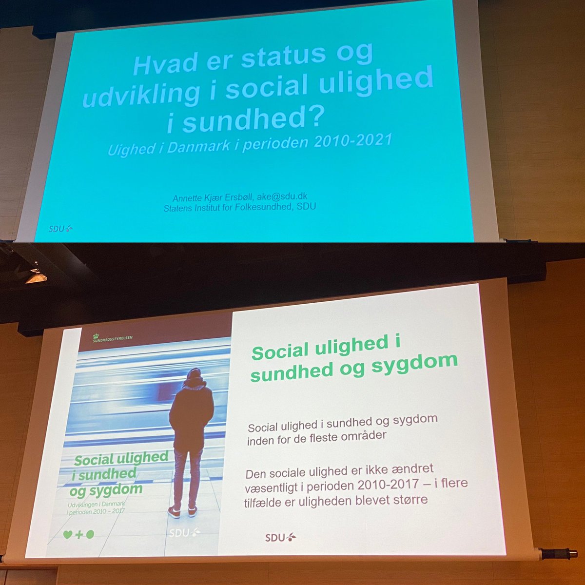 Mange steder at sætte ind - ulighed i sundhed har ikke oplevet forbedring fra 2010-2021 forklarer Annette Ersbøll, SIF #sundpol #sundhedsprofilen #sundhedforalle