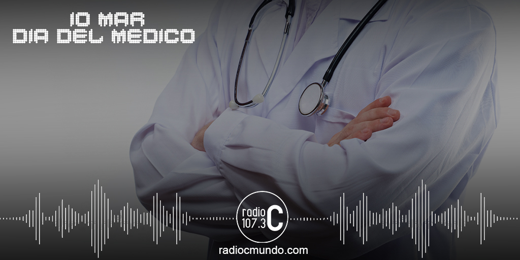 radioc107's tweet photo. #Efemerides #10Marzo Nuestra felicitación a los médicos en su día 👏👏 Gracias por el esfuerzo que realizan día tras día por la salud de los venezolanos, aún en medio de las dificultades #DiaDelMedico #Radio #RadioC107 #Merida #Venezuela https://t.co/hebg3VZAFR