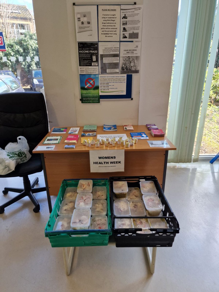 Thanks to AMURT food charity organisation who have been supporting us with providing food to our homeless service users.💙 <a href="/NHS_ELFT/">East London NHS Foundation Trust (ELFT)</a> #NHS #Charity #ELFT