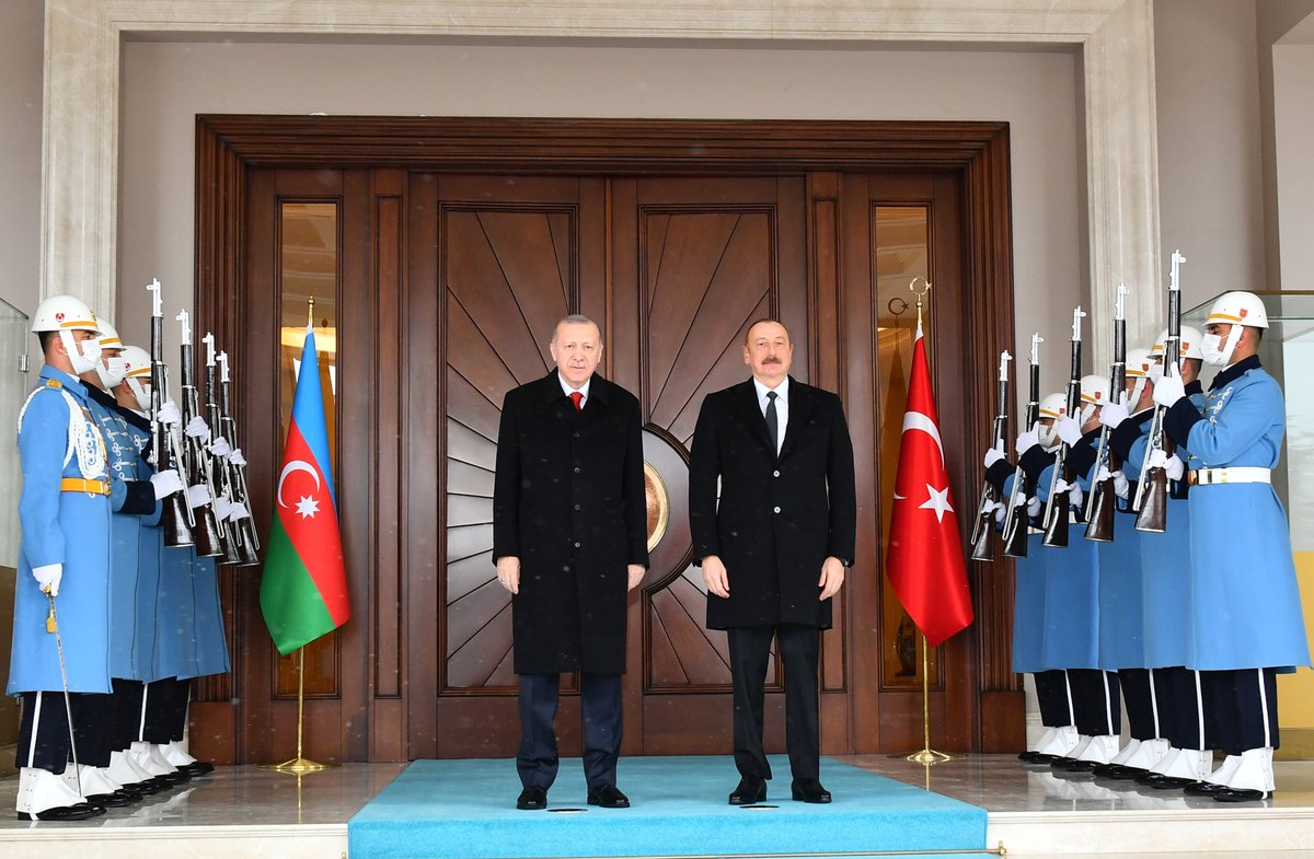 presidentaz's tweet photo. Ilham Aliyev and President of Turkiye Recep Tayyip Erdogan meet in Ankara.
https://t.co/2mr7wP47fa https://t.co/u8r7TvQWTi