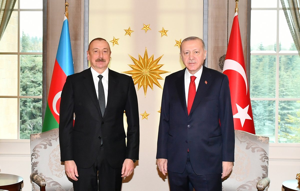 presidentaz's tweet photo. Ilham Aliyev and President of Turkiye Recep Tayyip Erdogan meet in Ankara.
https://t.co/2mr7wP47fa https://t.co/u8r7TvQWTi