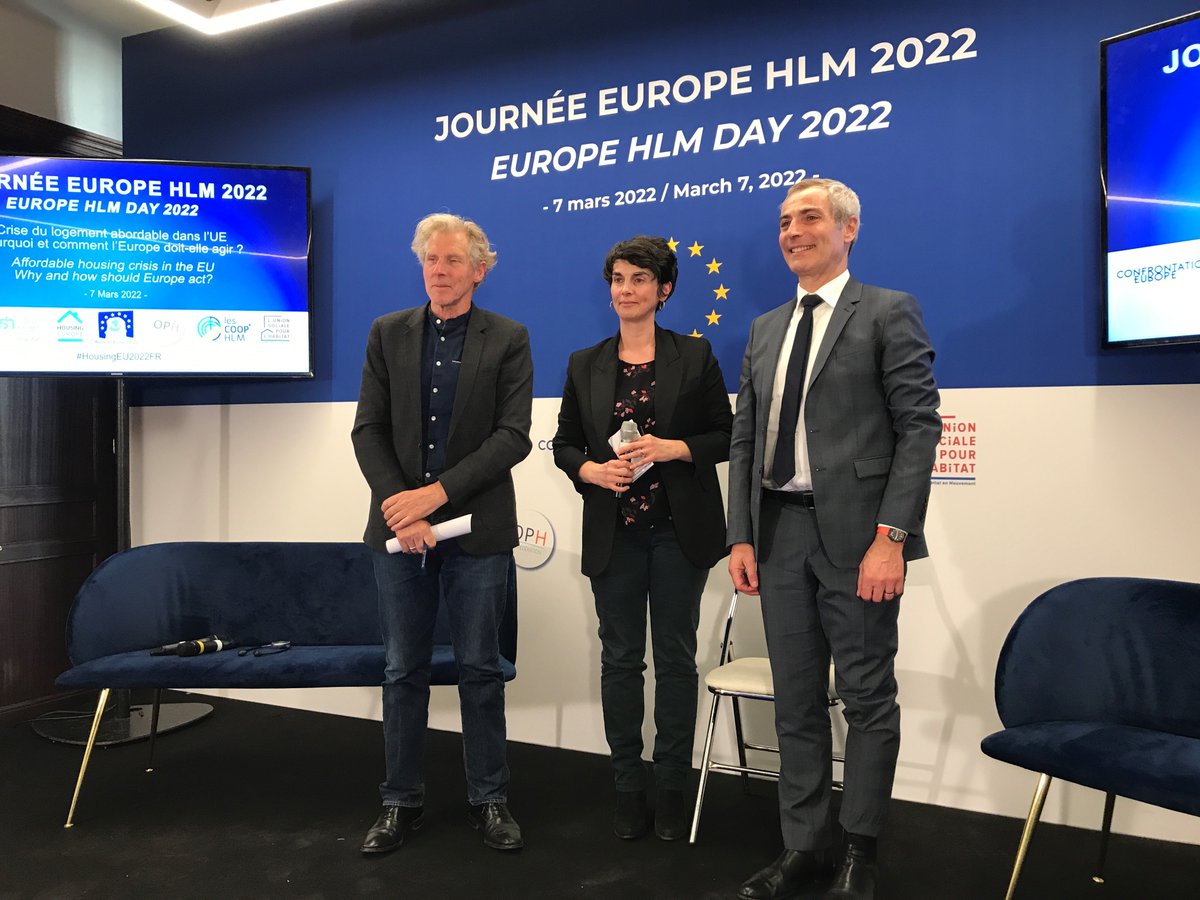 Mardi, les ministres du Logement des Etats membres de l’🇪🇺 se sont réunis à Nice. La veille, nous étions à la <a href="/MaisondelEurop1/">Maison de l' Europe de Paris</a> pour la conférence organisée par l'<a href="/UnionHlm/">UnionHlm</a> : "Crise du logement abordable dans l’UE : pourquoi et comment l’Europe doit-elle agir ?"