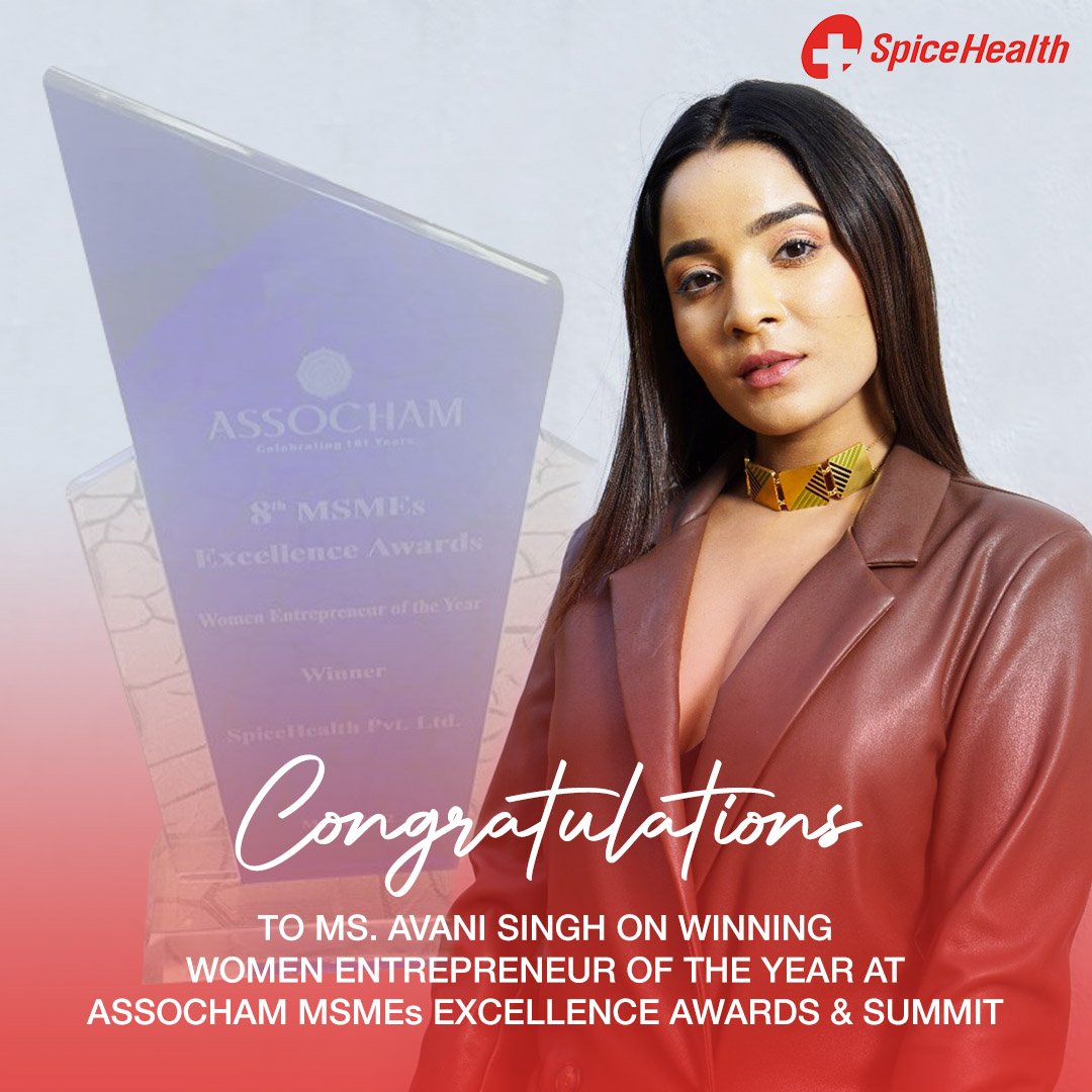 SpiceHealth (@spice_health) on Twitter photo Our CEO Ms. Avani Singh has been awarded as The Women Entrepreneur of the Year at ASSOCHAM <a href="/minmsme/">Ministry of MSME</a> Excellence Awards & Summit by Hon’ble Minister of Micro, Small and Medium Enterprise, <a href="/MeNarayanRane/">Narayan Rane</a> #Teamspicehealth Our CEO Ms. Avani Singh has been awarded as The Women Entrepreneur of the Year at ASSOCHAM <a href="/minmsme/">Ministry of MSME</a> Excellence Awards & Summit by Hon’ble Minister of Micro, Small and Medium Enterprise, <a href="/MeNarayanRane/">Narayan Rane</a> #Teamspicehealth