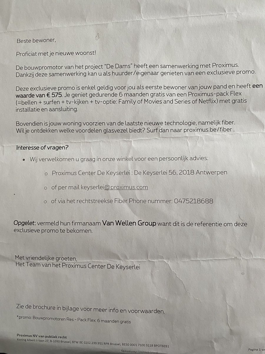 masood_hyd's tweet photo. @proximus how is this normal? I get this &amp; after confirming it with your customer support agent that is free. Post installation I get a bill and now your (rude)customer agent tells me it can not be applied until your partner group doesn't send an email. https://t.co/8RhOWcCOL0