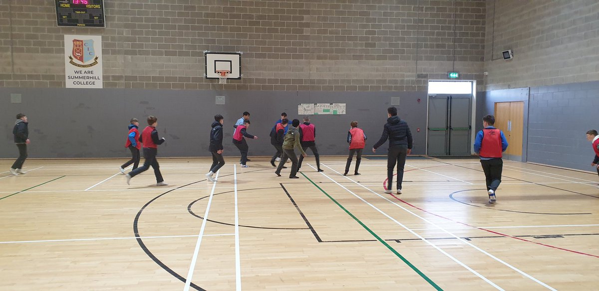 msdmccann's tweet photo. Great fun and competitive spirit at Activity Club today which is being run by our TY students as part of their SVP Youth For Justice project for 1st Year students at lunchtime on Mondays and Thursdays @cicsummerhill https://t.co/RjjX3KRNWh